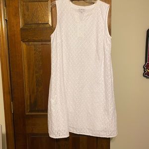 Cotton Eyelet dress like new